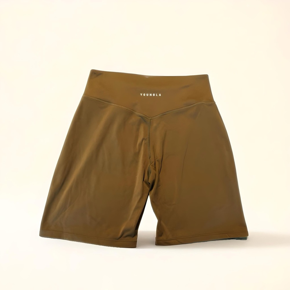 YoungLA | URBAN BIKER SHORTS | Forest Night